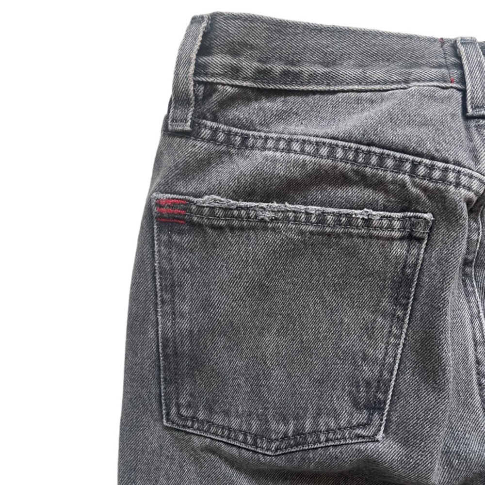 Bdg Slim Straight Distressed Patchwork Charcoal B… - image 7